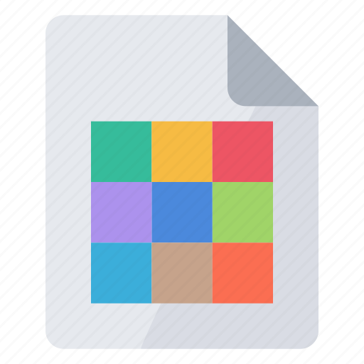 Color, extension, file, imaging, swatch, type icon - Download on Iconfinder