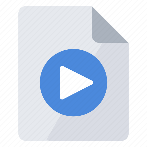 File, media, play, document, multimedia, music, video icon - Download on Iconfinder