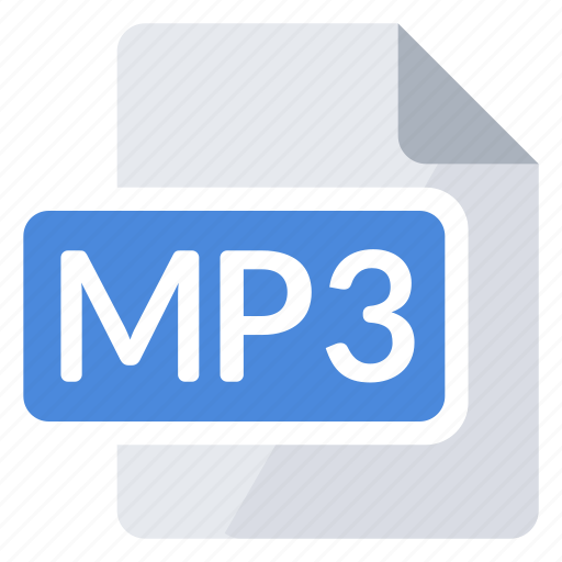 Extension, file, mp3, type, create, document, new icon - Download on Iconfinder
