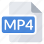 extension, file, mp4, type, create, document, new 