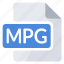 extension, file, mpg, type, create, document, new 
