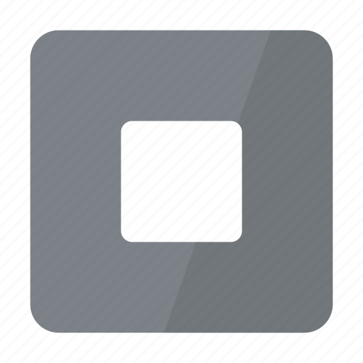 Btn, grey, play, stop icon - Download on Iconfinder