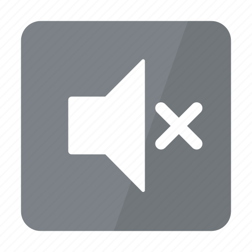 Btn, grey, mute, sound icon - Download on Iconfinder