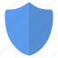 blue, full, security, shield 