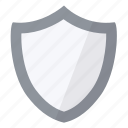 contour, gray, security, shield 