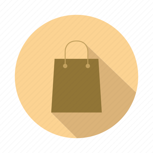 Bag, isolated, paper, shopping, white icon - Download on Iconfinder
