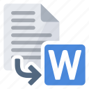 convert, document, export, extension, from, word 