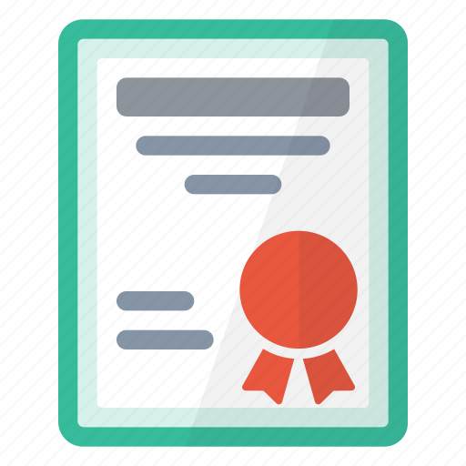 Certificate, certification, official icon - Download on Iconfinder