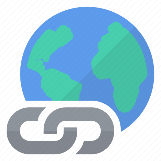 Hyperlink, planet, world icon - Download on Iconfinder