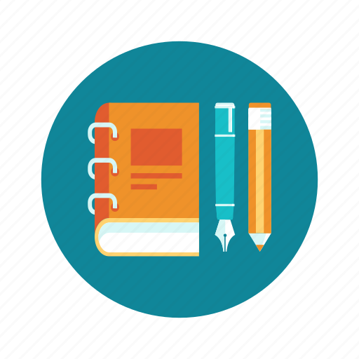 Book, education, learn, pen, pencil, read icon - Download on Iconfinder
