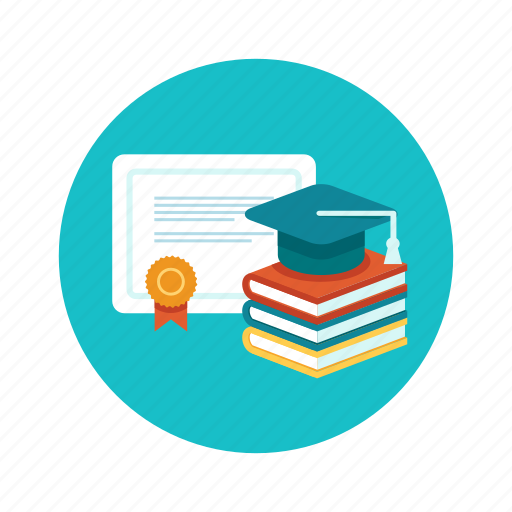 Certificate, degree, diploma, education, graduation, hat, university icon - Download on Iconfinder