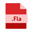 adobe flash, extension, file, fla, name