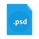 document, file, format, name, psd