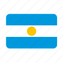 argentina, country, flags, world, flag