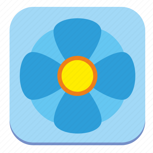 Bud, flower, plant, rounded, square, tile icon - Download on Iconfinder
