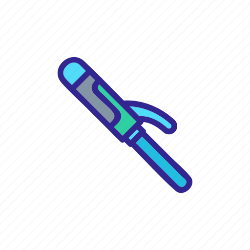 Classic, clip, curling, device, equipment, hairdresser, iron icon - Download on Iconfinder