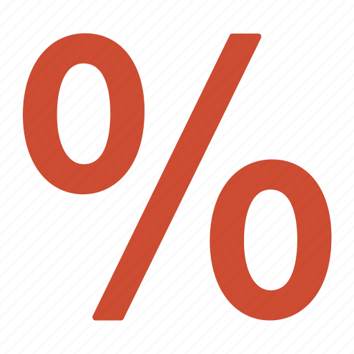 Deal, percentage, red, sale, discount, offer icon - Download on Iconfinder