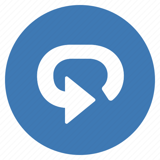 Blue, repeat, reload icon - Download on Iconfinder