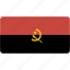 angola, flag, rectangular, country, flags, national, rectangle 