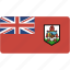 bermuda, flag, rectangular, country, flags, national, rectangle 