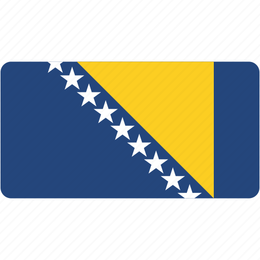 Bosnian, flag, rectangular, country, flags, national, rectangle icon - Download on Iconfinder