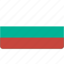 bulgaria, flag, rectangular, country, flags, national, rectangle