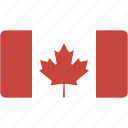 canada, flag, rectangular, country, flags, national, world