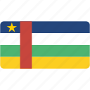 african, central, flag, republic, rectangular, country, flags
