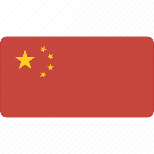 China, flag, rectangular, country, national, rectangle, world icon - Download on Iconfinder