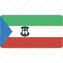 equatorial, flag, guinea, rectangular, country, flags, national