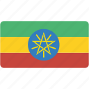 ethiopia, flag, rectangular, country, flags, national, rectangle