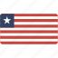 country, flag, flags, liberia, national, rectangle, rectangular 