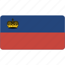flag, liechtenstein, rectangular, country, flags, national, rectangle