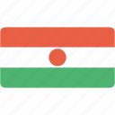 flag, niger, rectangular, country, flags, national, rectangle