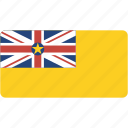 flag, niue, rectangular, country, flags, national, rectangle