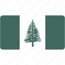 flag, island, norfolk, rectangular, country, flags, national