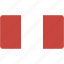 flag, peru, rectangular, country, flags, national, rectangle 