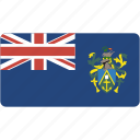 flag, pitcairn, rectangular, country, flags, national, rectangle