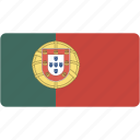 flag, portugal, rectangular, country, flags, national, rectangle