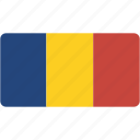 flag, romania, rectangular, country, flags, national, rectangle