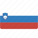 flag, slovenia, rectangular, country, flags, national, rectangle