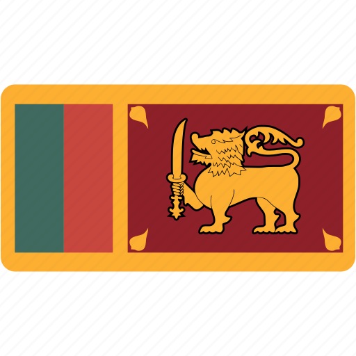 Flag, lanka, sri, rectangular, country, flags, national icon - Download on Iconfinder