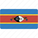 flag, swaziland, rectangular, country, flags, national, rectangle, world
