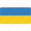 flag, ukraine, rectangular, country, flags, national, world 
