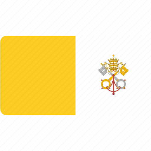 City, flag, vatican, rectangular, country, flags, national icon - Download on Iconfinder