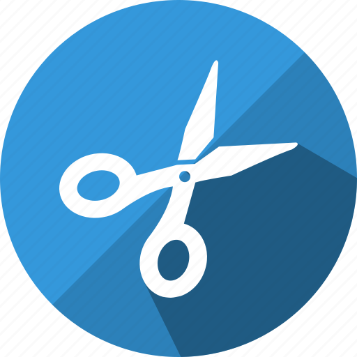 Scissors, cut, repair, through, tool icon - Download on Iconfinder