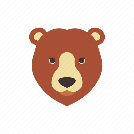 Animal, bear, canada, characteristic, grizzly, mascot, wild icon - Download on Iconfinder