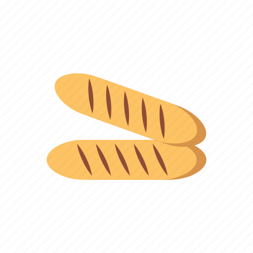 Baguette, bakery, bread, food, meal, snack, wheat icon - Download on Iconfinder