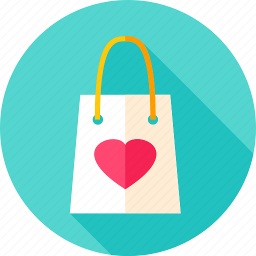 Bag, fashion, heart, love, package, shopping, valentine icon - Download on Iconfinder