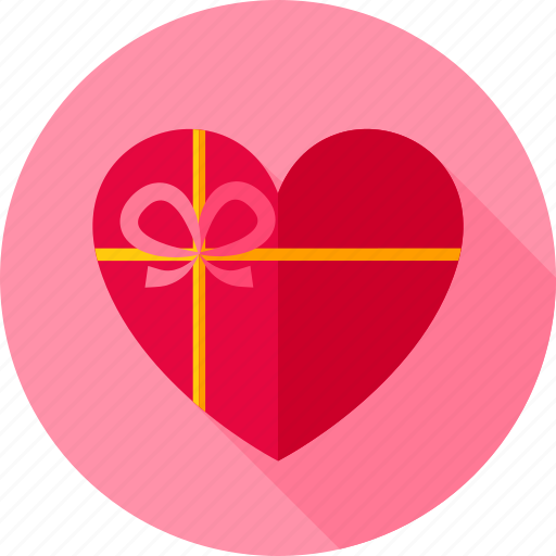 Heart, love, valentine, gift, present, romance icon - Download on Iconfinder